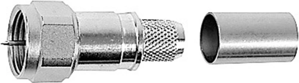Telegärtner F kontaktdakša, taisna, 75 Ohm