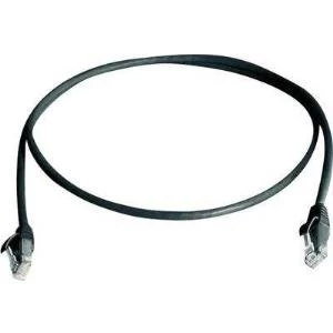 Telegärtner L00001A0238 2m Cat6 U/UTP melns