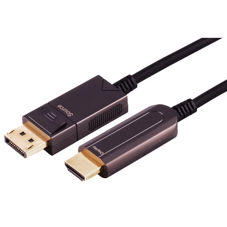 Optiskais DisplayPort uz HDMI-A adaptera kabelis