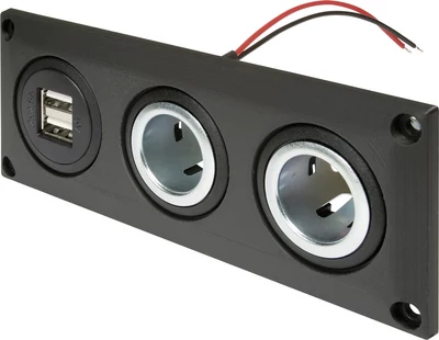 ProCar 67326500 Iebūvējama 12V/24V barošanas ligzda