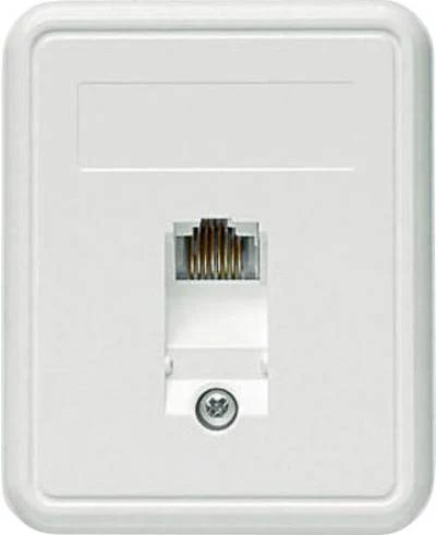 TELEGÄRTNER Virsmas montāžas RJ45 ligzda 1xRJ45