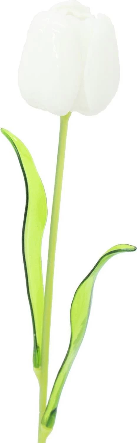 EUROPALMS Crystal Tulip mākslīgais zieds, balts