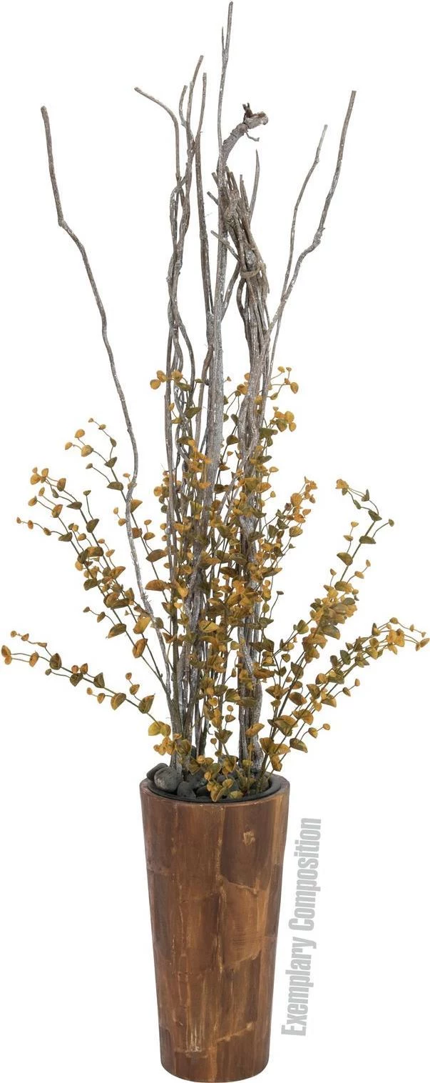 EUROPALMS mākslīgais eikalipta zars, dzeltenzaļš, 110cm