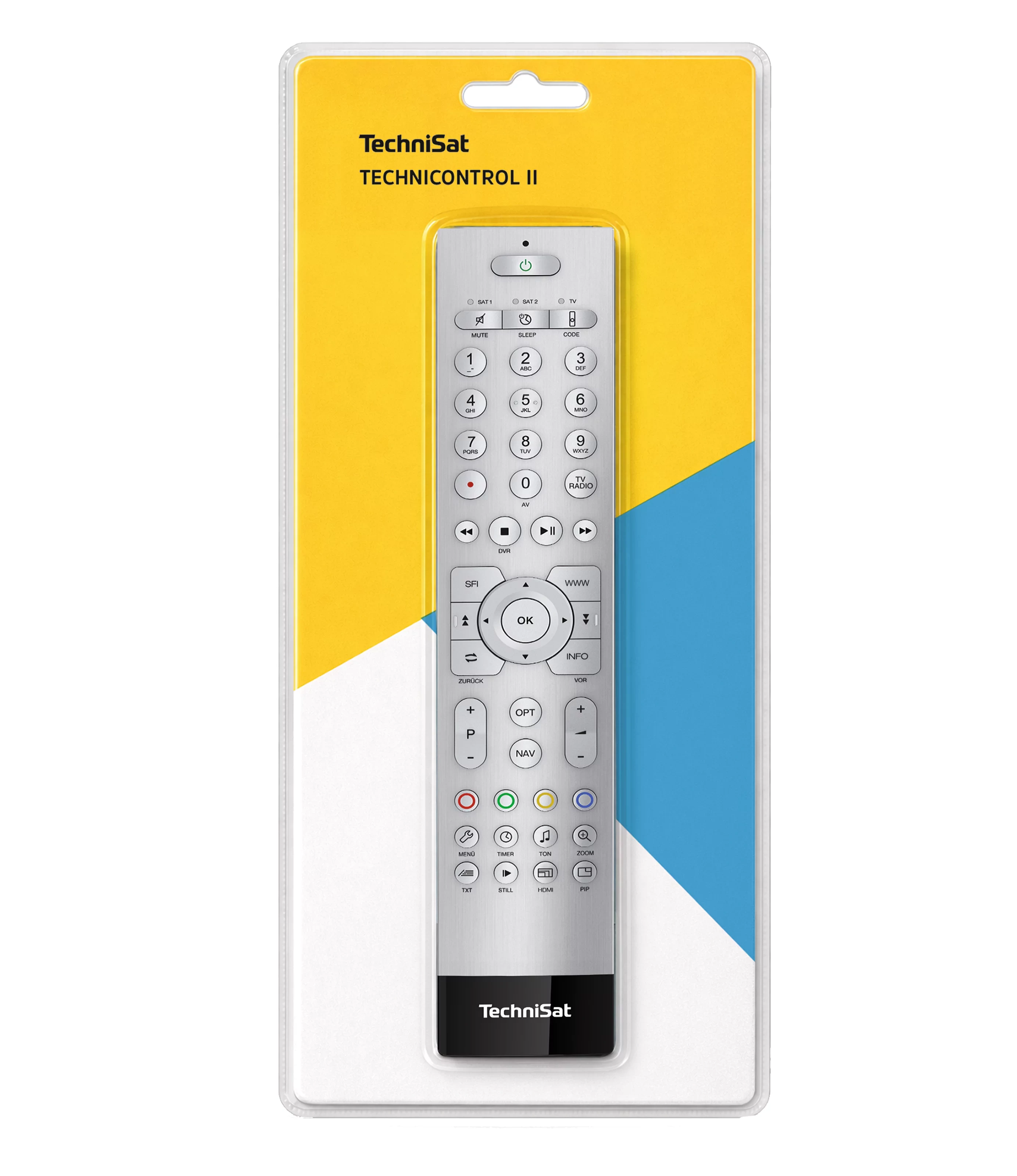 TechniSat TechniControl II ALU sudraba universālais