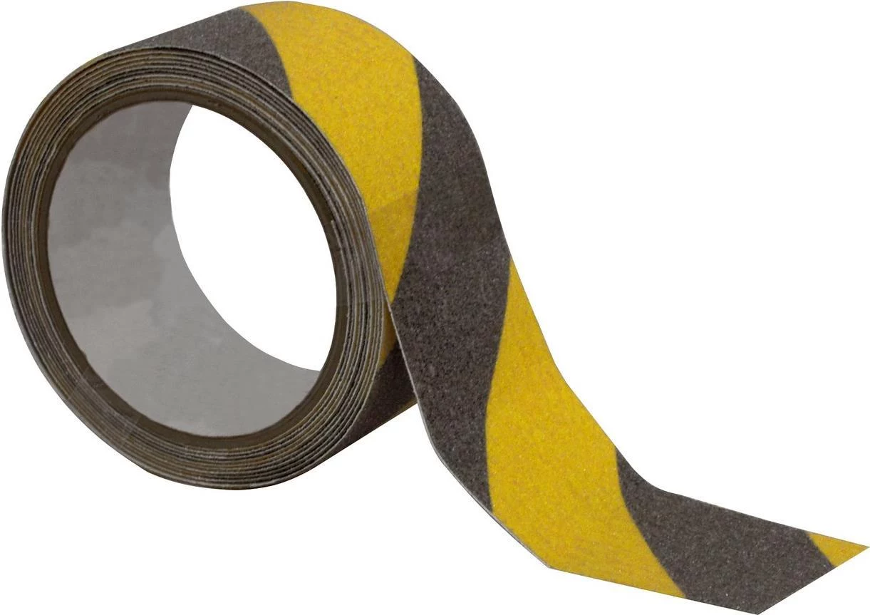 ACCESSORY Pretsslīdes marķējuma lenta melna/dzeltena 50