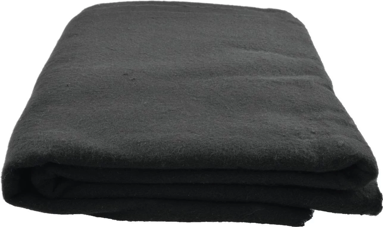 EUROPALMS Molton audums melns 300x100cm (8331206A)