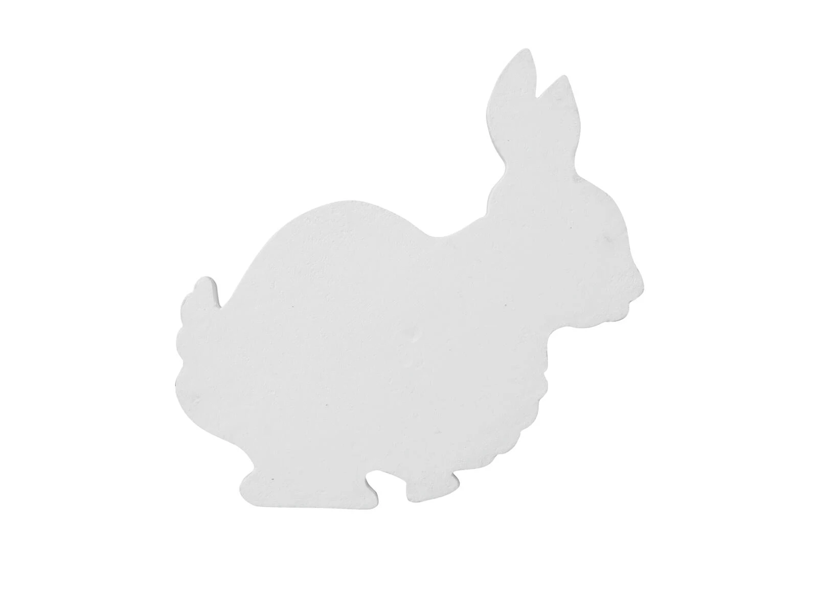 EUROPALMS Silhouette Hase, balts, 56cm (83505010)