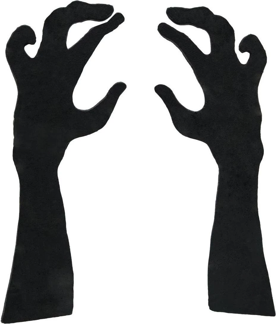 EUROPALMS Silhouette Arms, 40cm, melnas, polietilēna