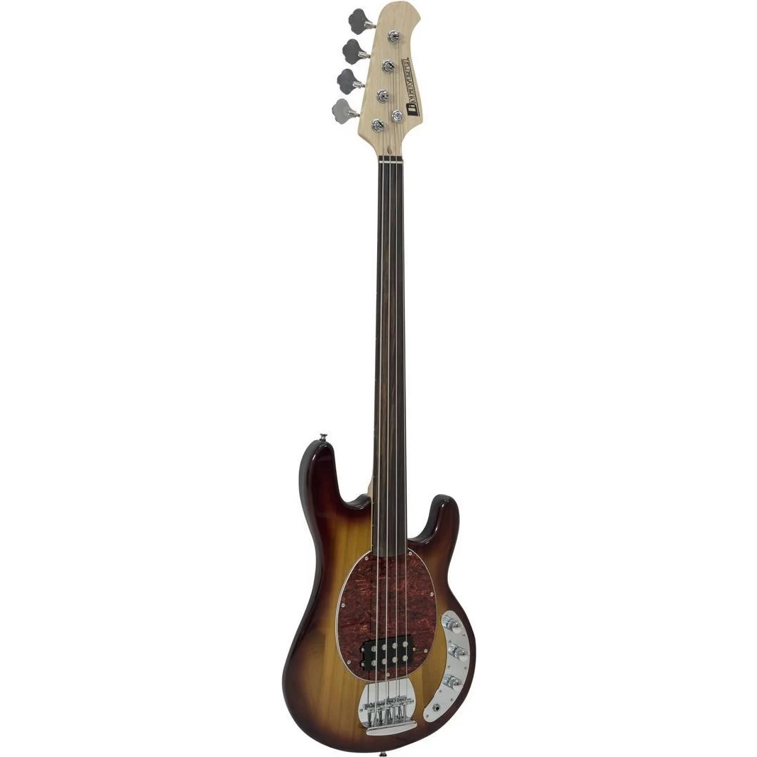 DIMAVERY MM-501 elektriskā basģitāra, bezdelīgu (fretless)