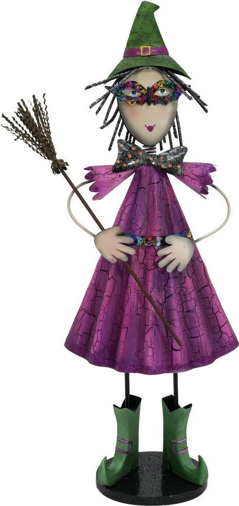 EUROPALMS Small Witch, metāla, 102cm, purpura