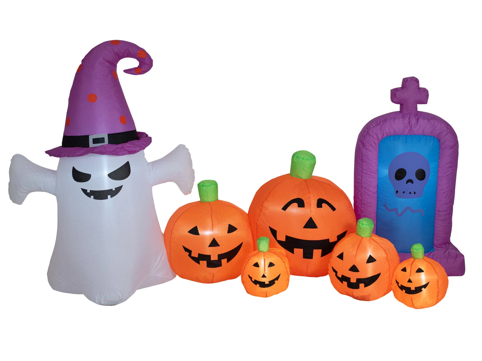 EUROPALMS Halloween piepūšamais spoks ar ķirbjiem