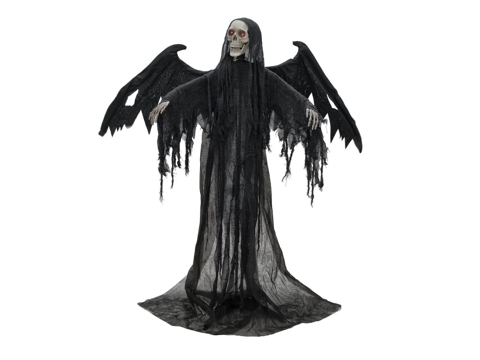 EUROPALMS Halloween Melnais eņģelis, 175x100x66cm (83316138)