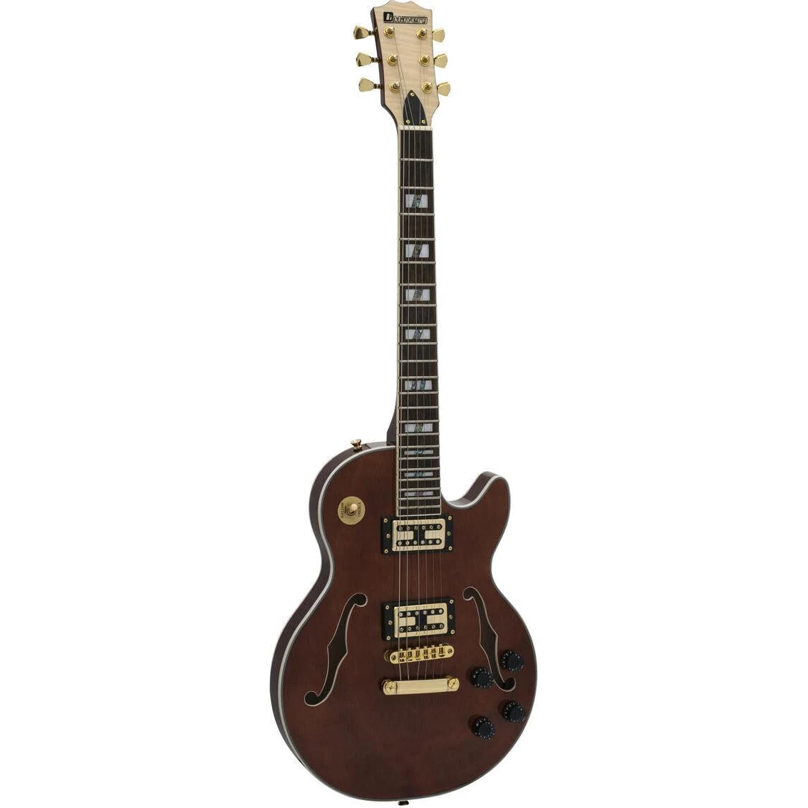 DIMAVERY LP-600 elektriskā ģitāra, brūna 26215181