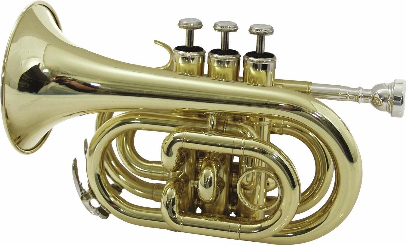 DIMAVERY TP-300 Bb kabatas trompete, zelta