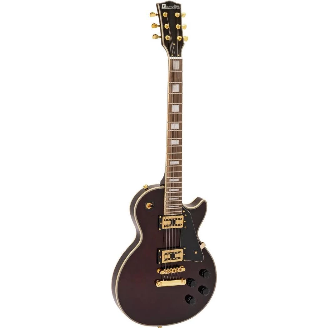 DIMAVERY LP-700 elektriskā ģitāra, bordo 26219386