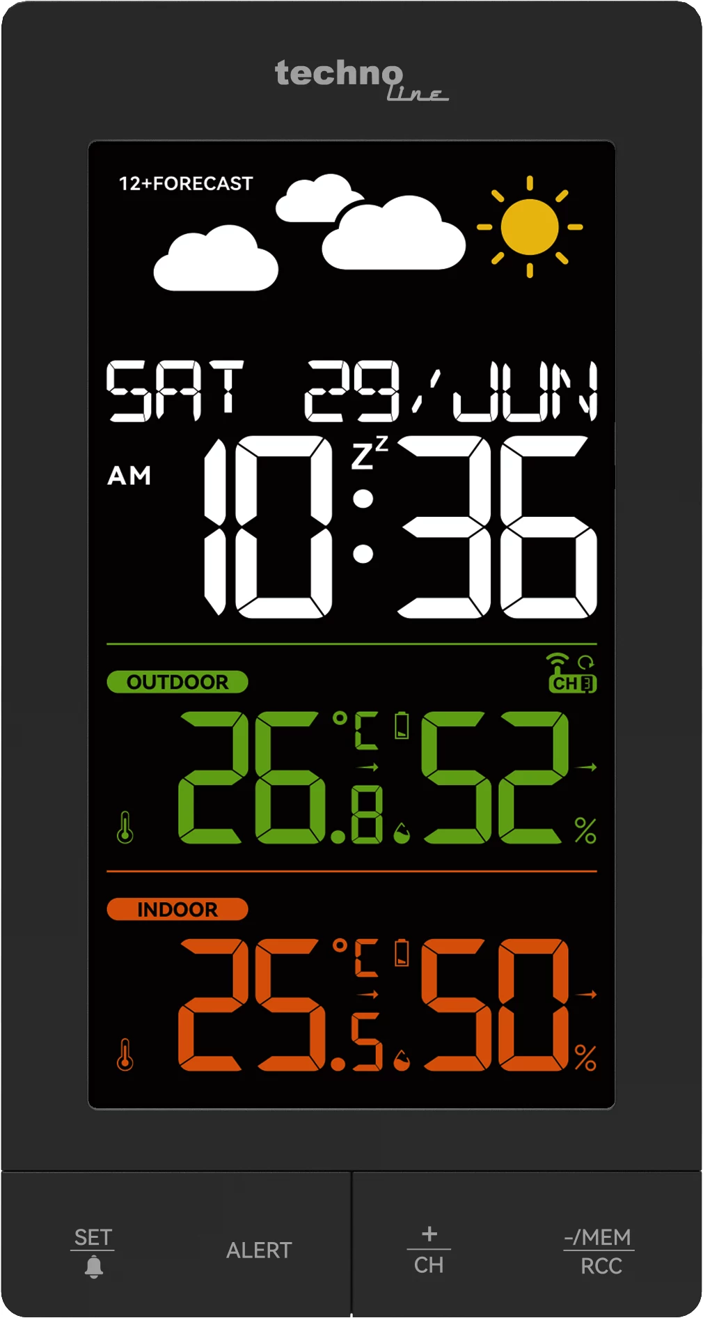 Techno Line WS6458 bezvadu meteostacija ar