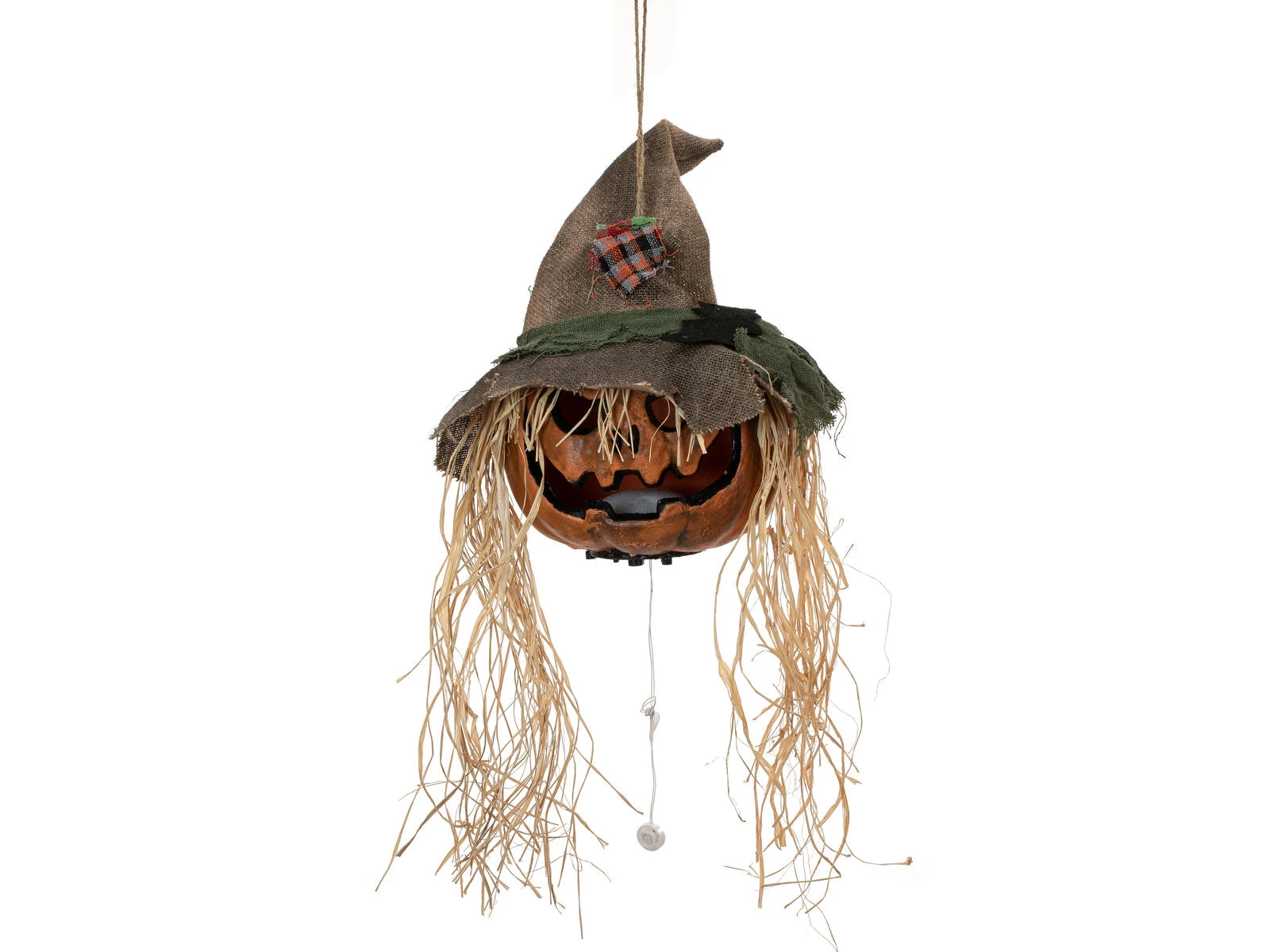 EUROPALMS Halloween nolādētā ķirbja galva, 70cm
