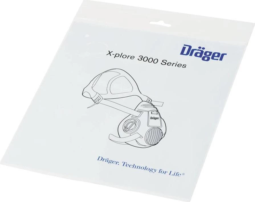 Dräger X-plore 3300 pusmaskas respirators ar