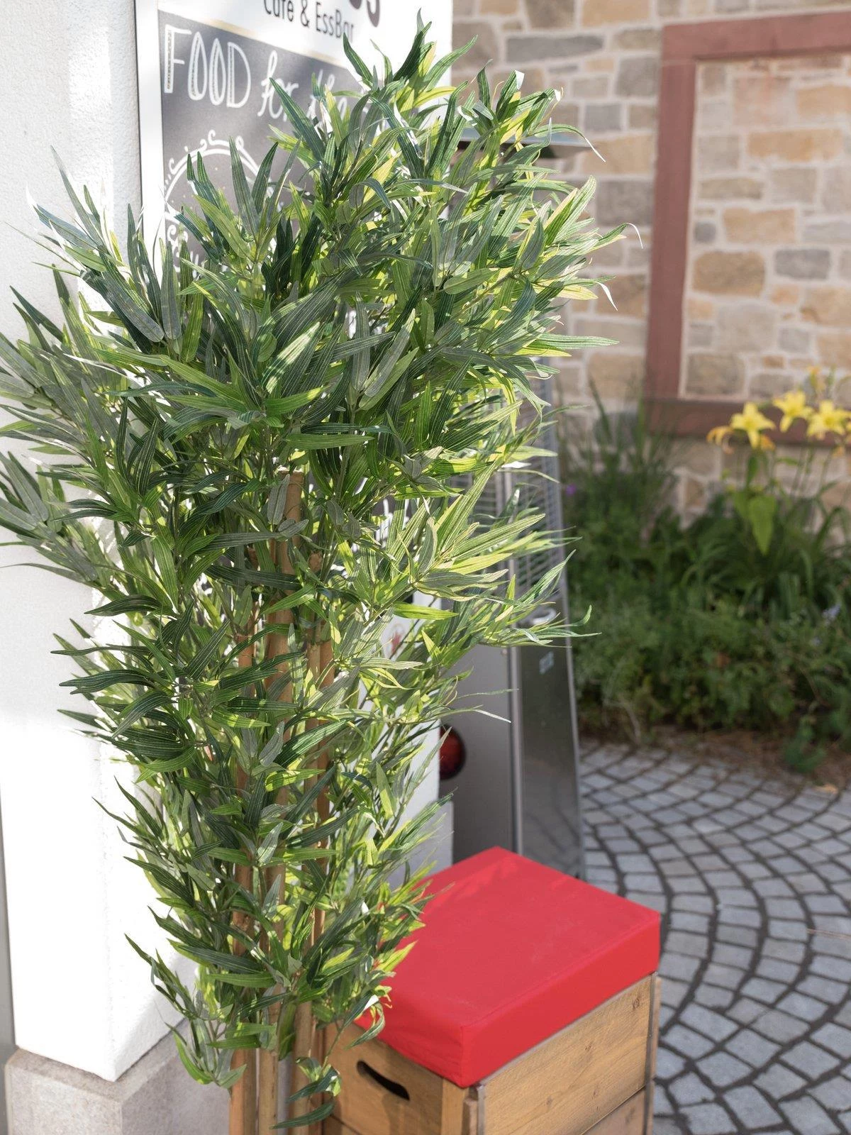 EUROPALMS daudzstumbru mākslīgais bambuss, 180 cm