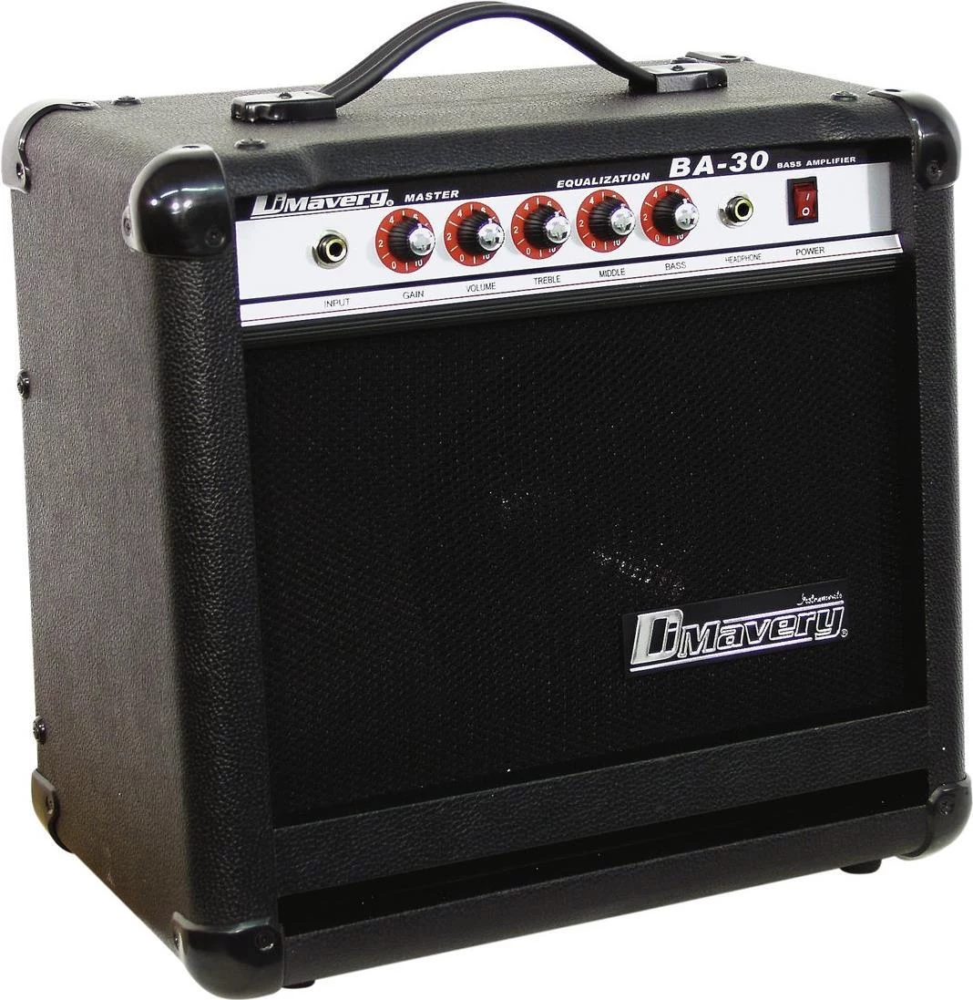DIMAVERY BA-30 30W basģitāras kombo pastiprinātājs