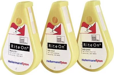 HellermannTyton RiteOn pašlaminējošo kabeļu marķieru dozators