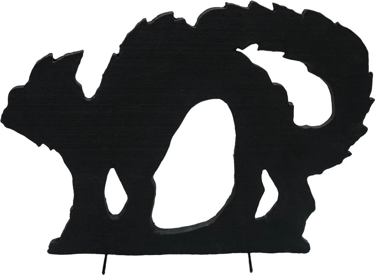 EUROPALMS Silhouette Cat, 63cm LED dekorācija