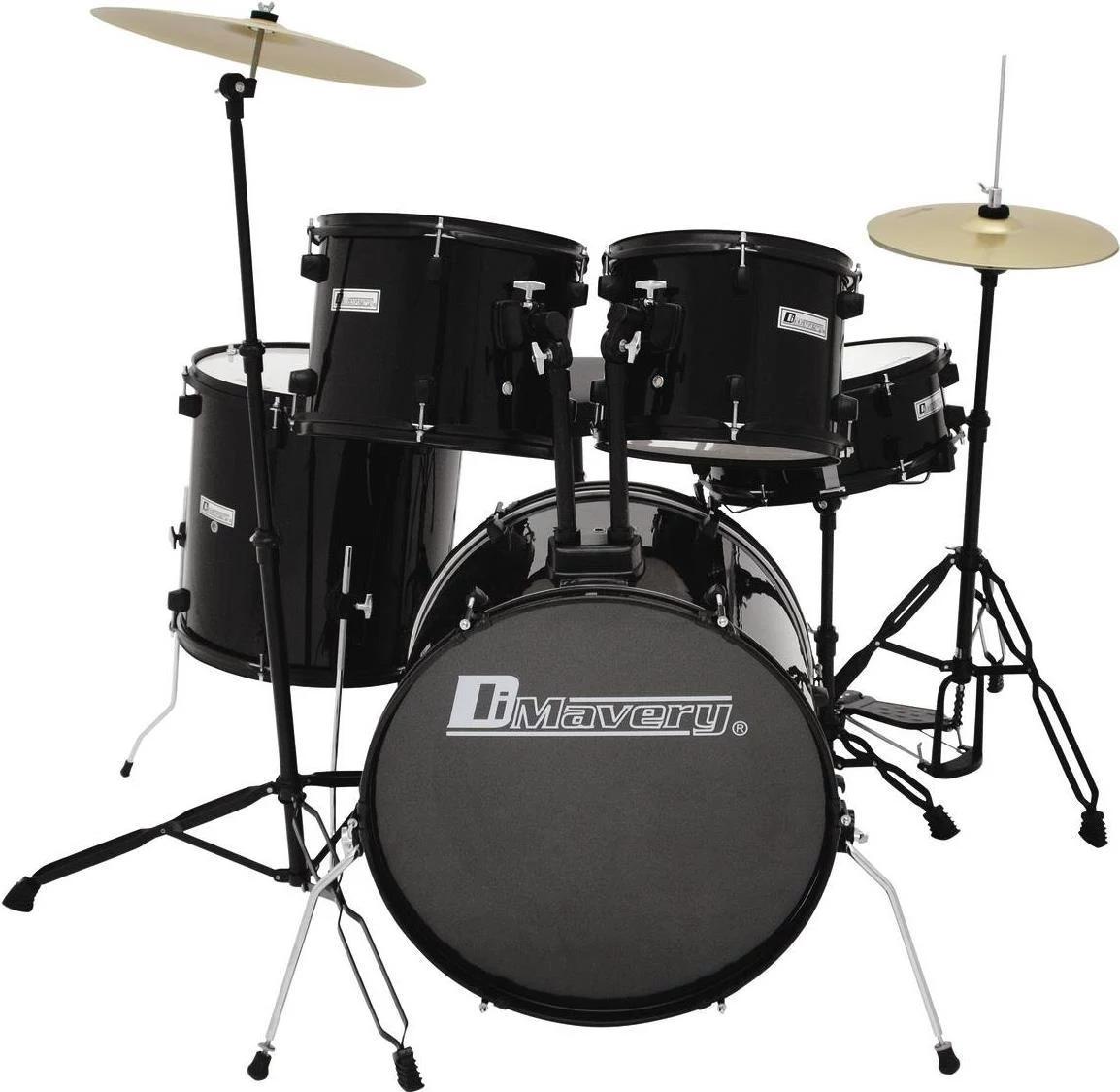 DIMAVERY DS-200 bungu komplekts, melns 26001360