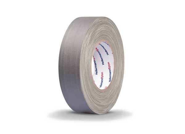 Hellermann Tyton HTAPE-TEX-19x50 pelēka kokvilnas auduma