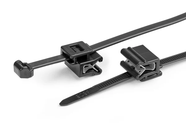 HellermannTyton T50ROSEC5A-PA66W-BK kabeļu saite ar klipu