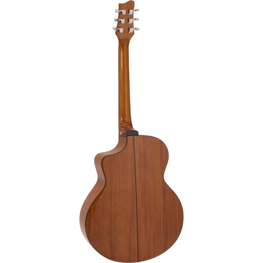 DIMAVERY STW-50 Rietumu ģitāra, dabīgā koka
