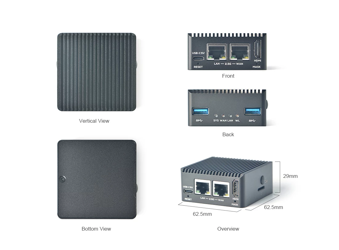 ALLNET FriendlyELEC NanoPi R5C ar diviem