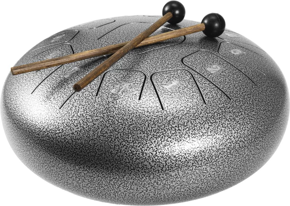 DIMAVERY TD-12 tērauda mēlīšu bungas, 12