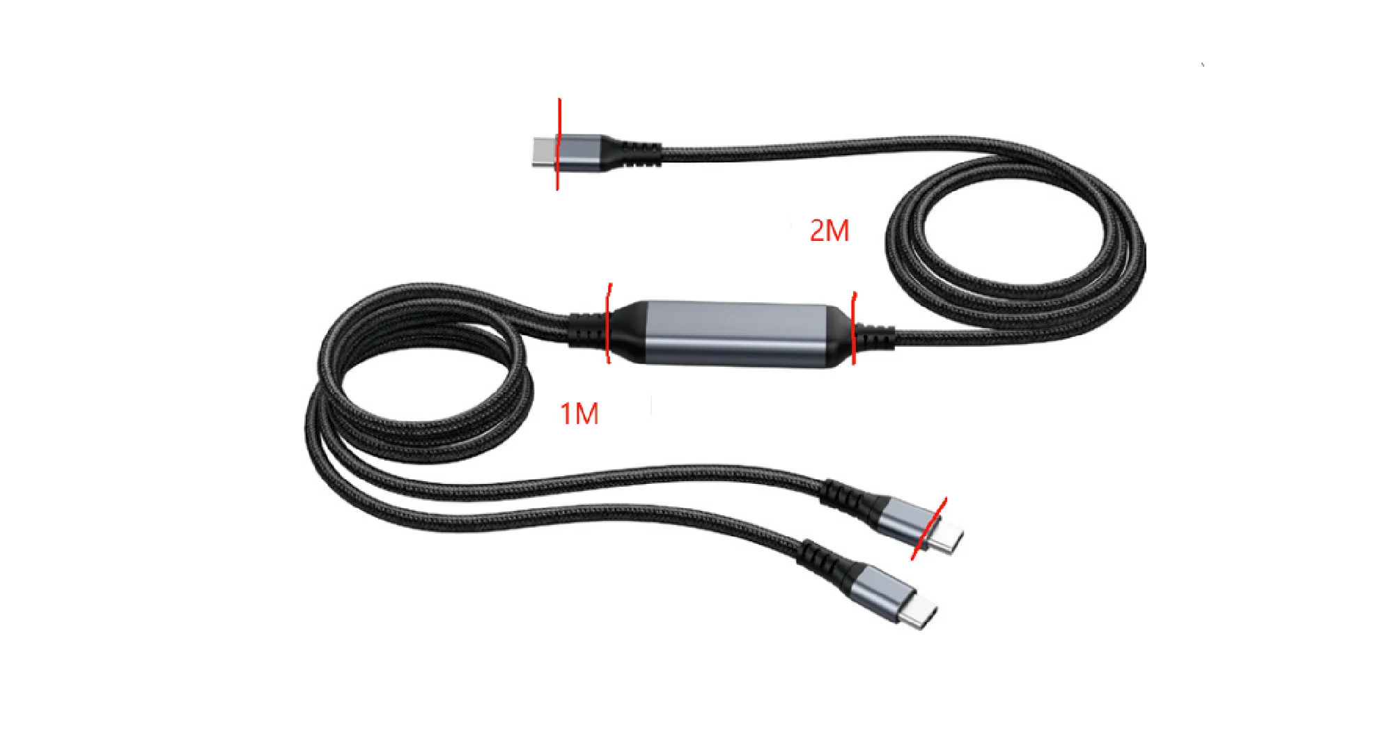 ALLNET USB-C PD uzlādes sadalītājs 100W