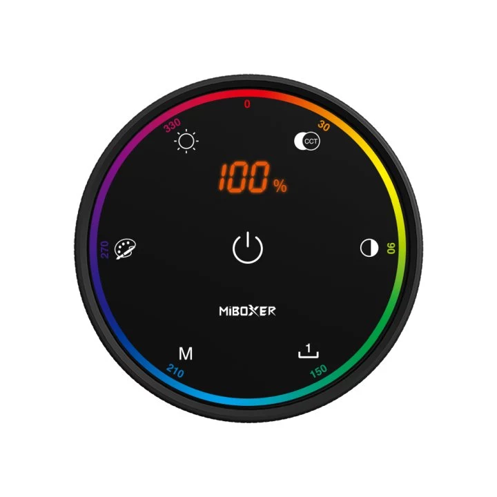 MiBoxer K6 2.4GHz RGB+CCT rotējošais
