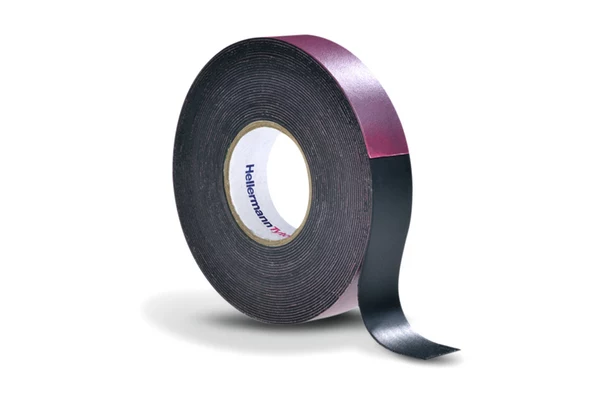 HellermannTyton HTAPE-POWER600 pašsavienojošā gumijas lente 19mm