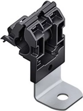 HellermannTyton 151-01643 RCA90SM6-PA66HIRHSUV/ST/ZN-BK sprūdrata P-skava, skrūvējama