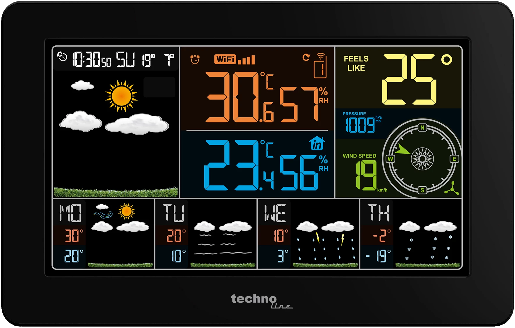 Techno Line WD2700 Wi-Fi laika stacija