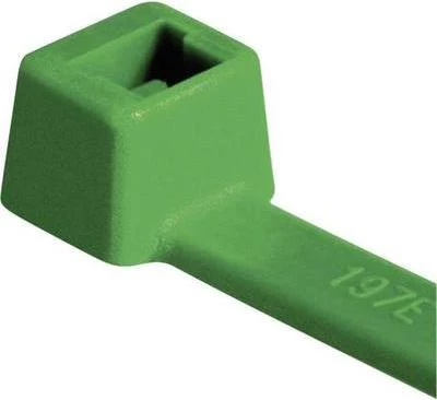HellermannTyton T18R zaļi kabeļu saišķi, 100