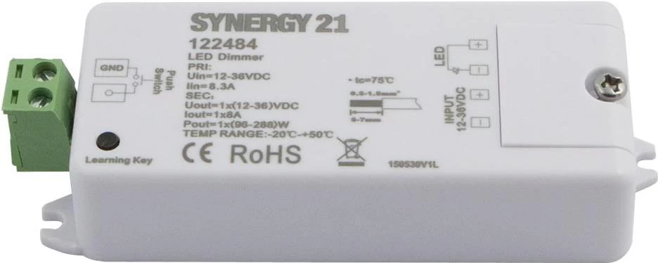 SYNERGY21 S21-LED-SR000163 LED apgaismojuma kontrolieris, balts