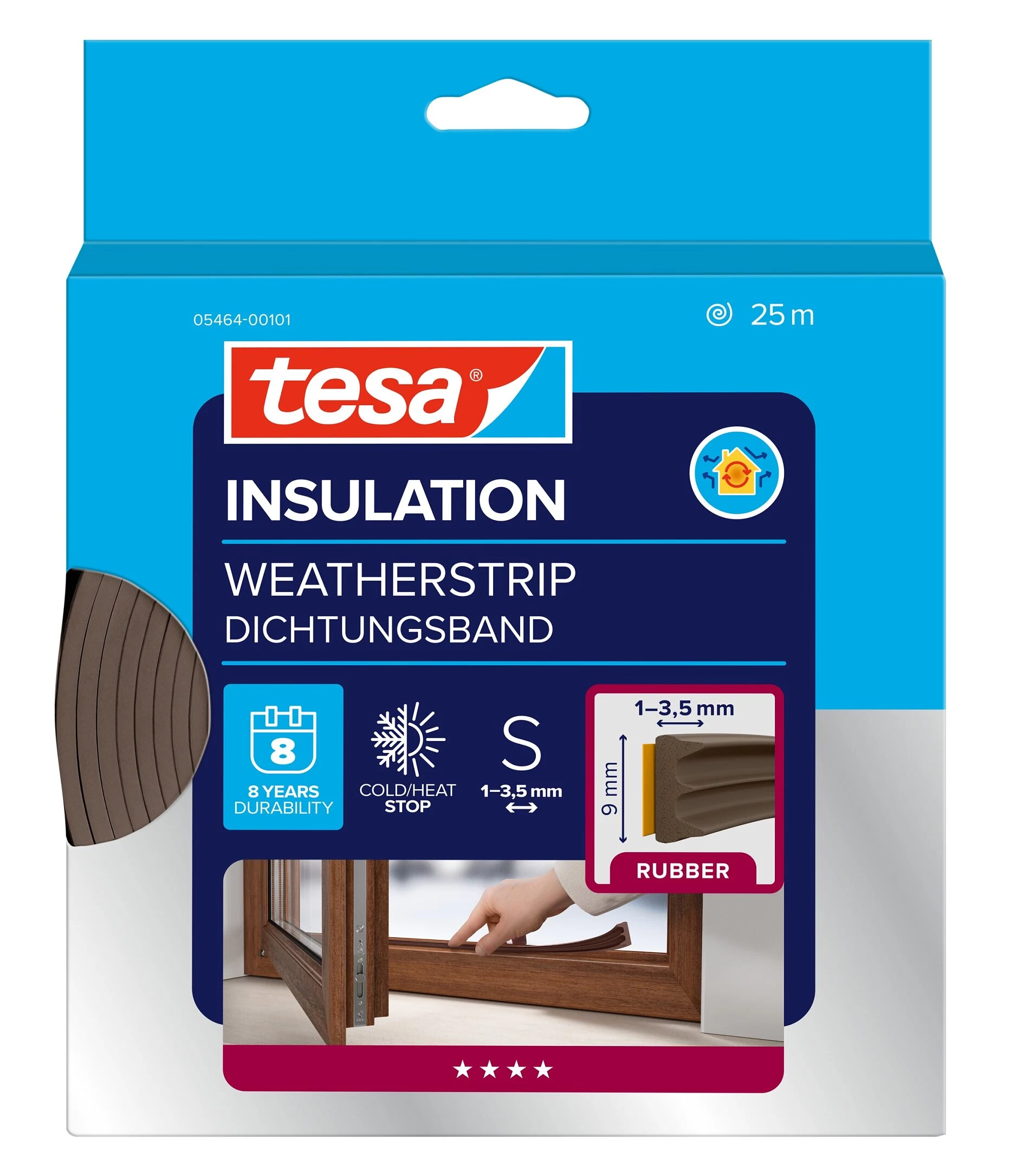 Tesa E-Profil 05464-00101-02 blīvēšanas lente tesamoll