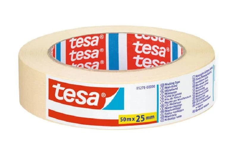 Tesa Economy 05278-00000-03 maskēšanas lente balta