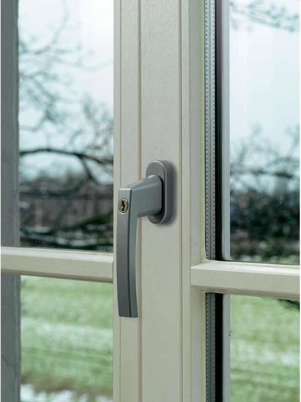 ABUS Aizslēdzams loga rokturis Sudraba ABFS59486
