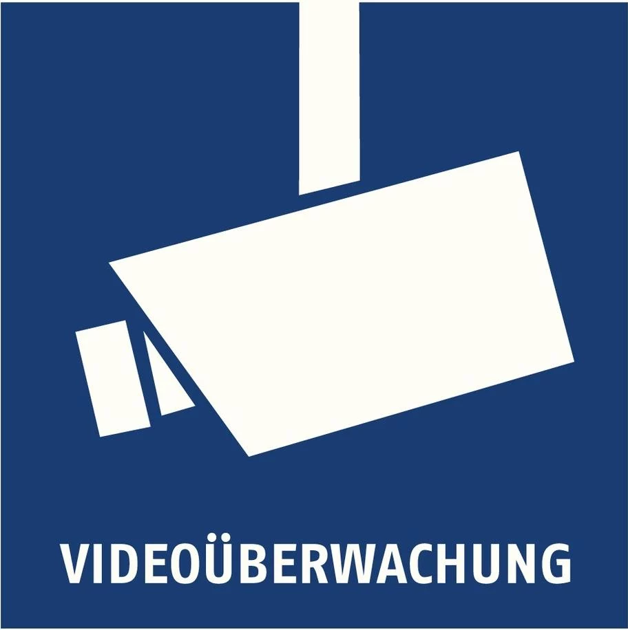 ABUS AU1500 videonovērošanas brīdinājuma uzlīme 90