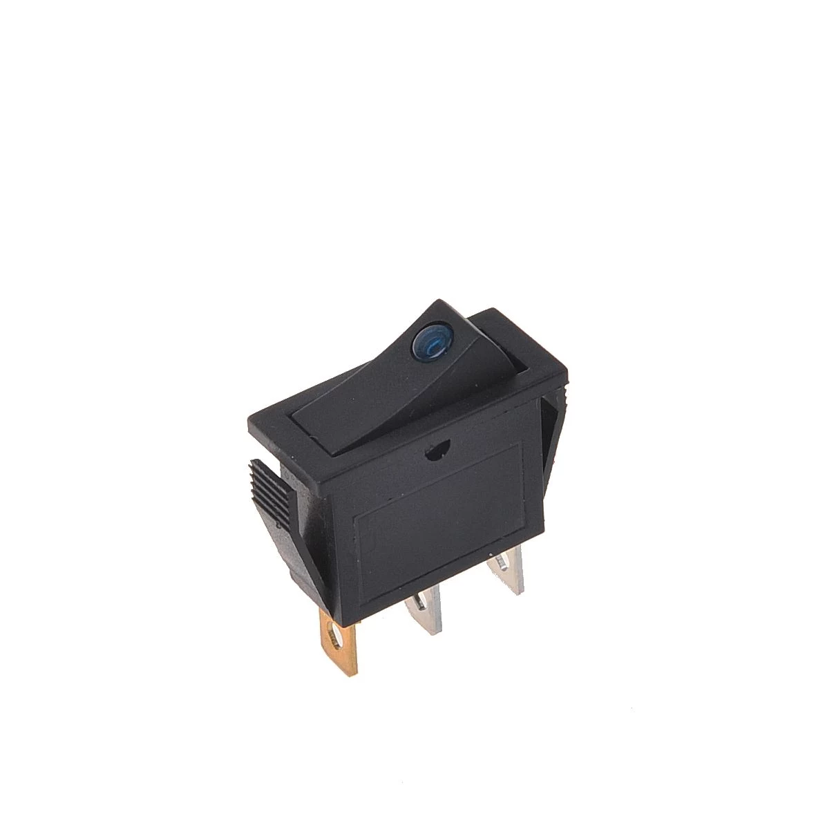 IWH Zilais šūpuļslēdzis 12V/24V 10A SPST