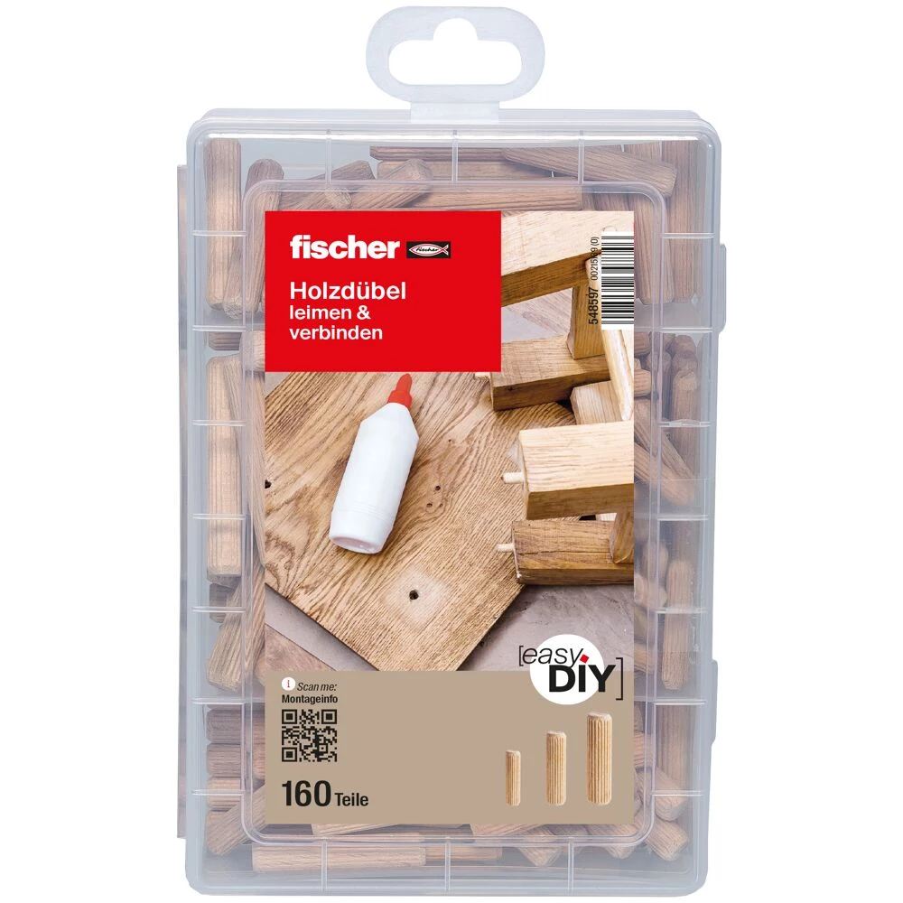 Fischer 548597 koka dībeļu komplekts, 1