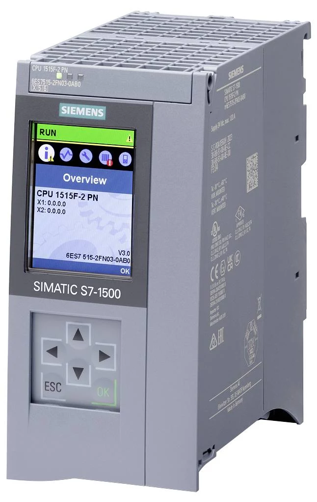 Siemens SIMATIC S7-1500 drošības CPU 1515F-2