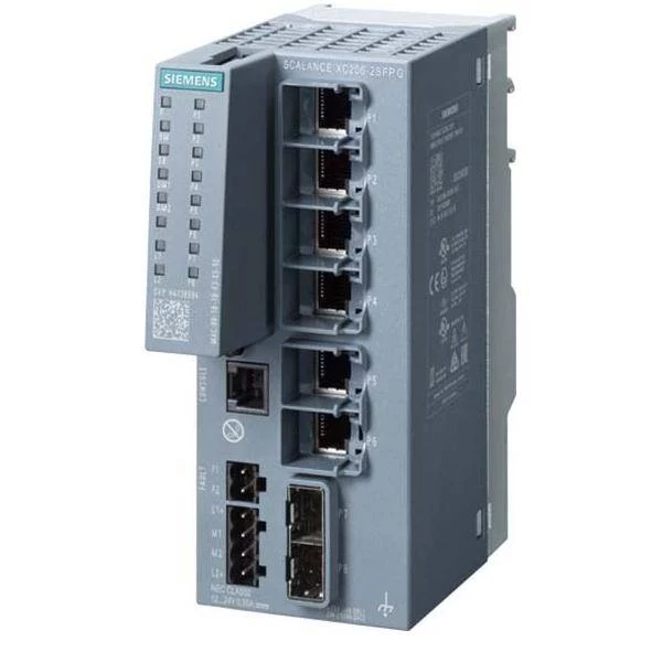 Siemens SCALANCE XC206-2SFP G pārvaldāms industriālais