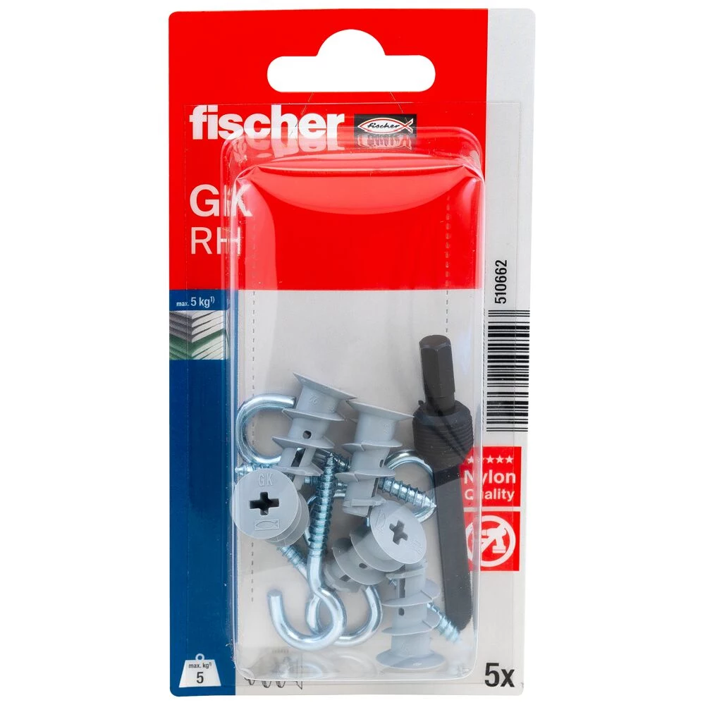 Fischer GK RH K NV ģipškartona