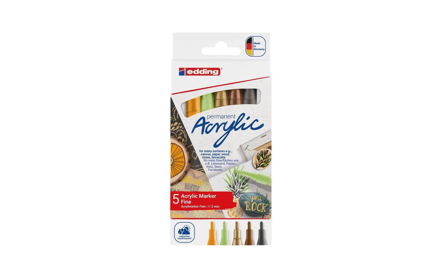 Edding 5300 akrila marķieru komplekts ar