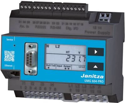 Janitza UMG 604-PRO Jaudas kvalitātes analizators